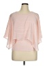 Iz Byer Pink Short Sleeve Blouse Size XL - photo 1