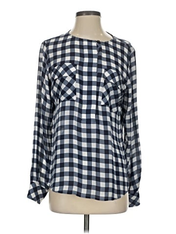 C. Wonder Long Sleeve Silk Top (view 1)