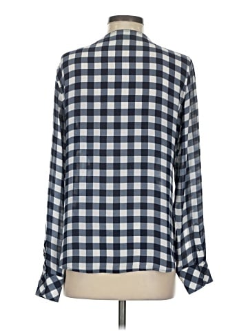 C. Wonder Long Sleeve Silk Top (view 2)