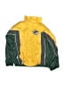 NFL 100% Nylon Color Block Yellow Windbreaker Size 7 - photo 1