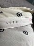 Lush 100% Polyester Stars Ivory Long Sleeve Blouse Size S - photo 7