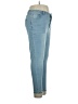 Express Solid Blue Jeans Size 14 - photo 4