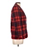 DKNY 100% Polyester Plaid Red Blazer Size 12 Petite - photo 4