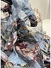 Zimmermann 100% Silk Blue Winsome Ruffle Top Size 4 (0) - photo 8