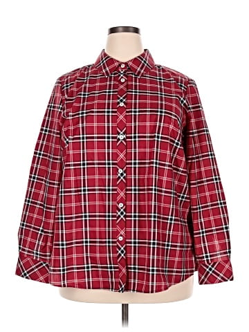 Foxcroft Long Sleeve Button-Down Shirt (view 1)
