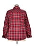 Foxcroft Plaid Red Long Sleeve Button-Down Shirt Size 18 - photo 2
