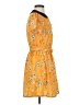 Unique Vintage Yellow Casual Dress Size XS - photo 4