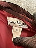 Karen Miller Paisley Burgundy Blazer Size 16 - photo 6