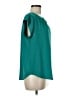 41Hawthorn 100% Polyester Teal Short Sleeve Blouse Size M - photo 4