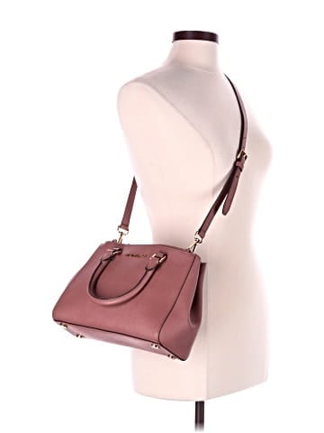 MICHAEL Michael Kors Leather Satchel (view 2)
