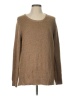 Lord & Taylor Metallic Brown Pullover Sweater Size L - photo 1