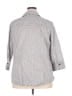 Foxcroft 100% Cotton Print Gray 3/4 Sleeve Button-Down Shirt Size 18W - photo 2