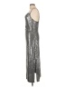 Bebe Metallic Silver Cocktail Dress Size L - photo 5