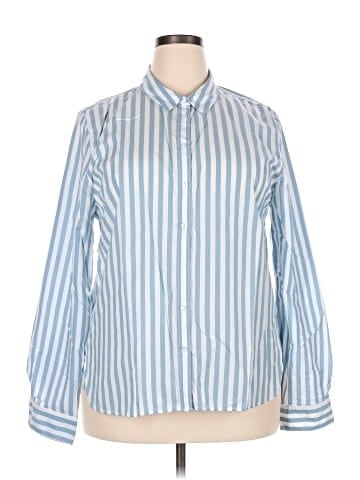 Garnet Hill Long Sleeve Button-Down Shirt (view 1)