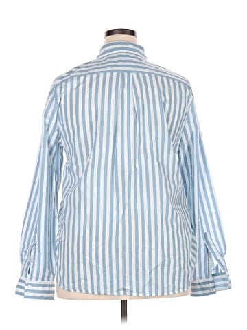 Garnet Hill Long Sleeve Button-Down Shirt (view 2)