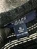 Chaps 100% Cotton Stripes Black Turtleneck Sweater Size M - photo 7