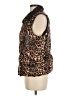 Chico's 100% Polyester Animal Print Brown Vest Size Med (1) - photo 5