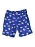 Lands' End 100% Polyester Blue Board Shorts Size 14 - photo 1