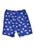 Lands' End 100% Polyester Blue Board Shorts Size 14 - photo 2