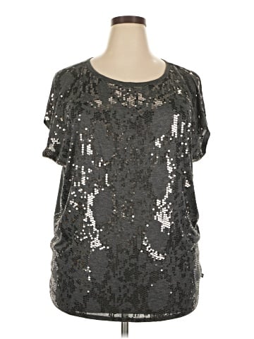 MICHAEL Michael Kors Short Sleeve Blouse (view 1)