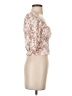 Stillwater 100% Rayon Pink 3/4 Sleeve Blouse Size XS - photo 4