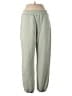 Comfrt Solid Green Casual Pants Size M - photo 1