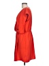 DKNYC 100% Polyester Solid Red Cocktail Dress Size L (estimated) - photo 5