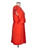 DKNYC 100% Polyester Solid Red Cocktail Dress Size L (estimated) - photo 4