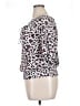Guess 100% Polyester Animal Print Pink Short Sleeve Blouse Size XL - photo 5
