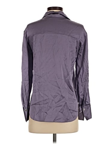 Vince. Long Sleeve Silk Top (view 2)
