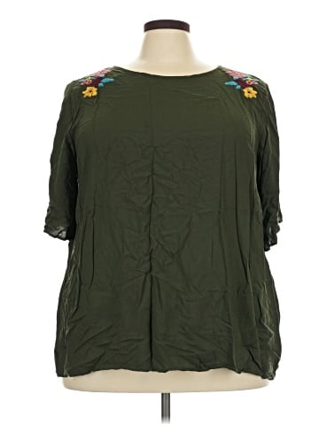 Boutique + 3/4 Sleeve Blouse (view 1)