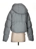 Zara Solid Gray Snow Jacket Size S - photo 2