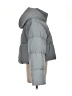 Zara Solid Gray Snow Jacket Size S - photo 4