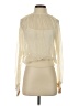 Halston 100% Polyester Ivory Long Sleeve Blouse Size 4 - photo 1
