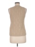Max Mara 100% Linen Tan Sweater Vest Size M - photo 2
