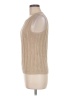 Max Mara 100% Linen Tan Sweater Vest Size M - photo 5