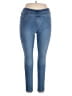 Next Solid Blue Jeggings Size 14 - photo 1