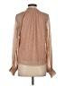 Hale Bob 100% Polyester Tan Long Sleeve Blouse Size XS - photo 2