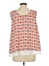 Relativity Orange Sleeveless Blouse Size L - photo 2