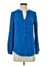 Pim + Larkin 100% Polyester Blue Long Sleeve Blouse Size XS - photo 1
