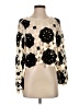 Debut Floral Ivory Pullover Sweater Size S (estimated) - photo 1