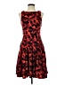 Just... Taylor Hearts Red Cocktail Dress Size 4 - photo 1