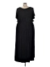 Apt. 9 Solid Black Casual Dress Size 3X - photo 1