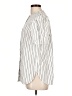 J.Crew 100% Cotton Stripes Ivory Short Sleeve Button-Down Shirt Size 10 - photo 5