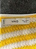 MNG Stripes Yellow Casual Dress Size 8 - photo 7