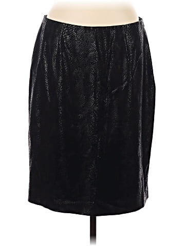 Chico's Faux Leather Skirt (view 1)