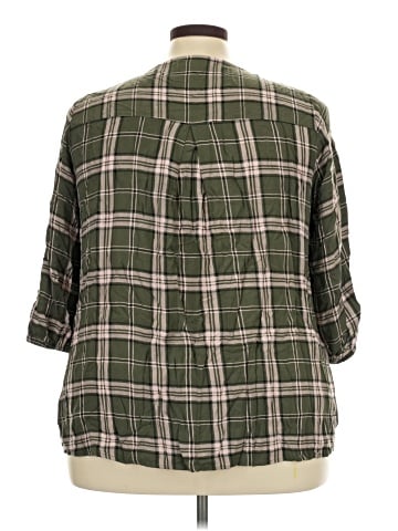 Lane Bryant Outlet 3/4 Sleeve Blouse (view 2)