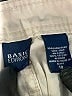 Basic Editions 100% Cotton Solid Ivory Casual Pants Size 10 - photo 7