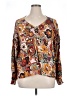 Gilli Brown Long Sleeve Blouse Size XL - photo 1