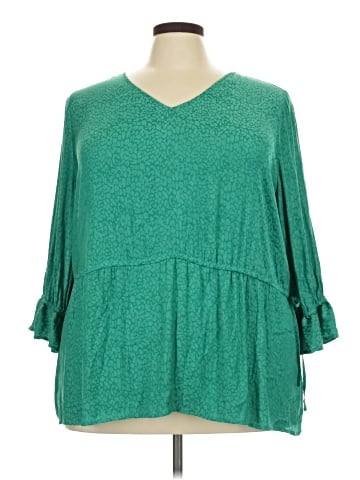 Evri 3/4 Sleeve Blouse (view 1)
